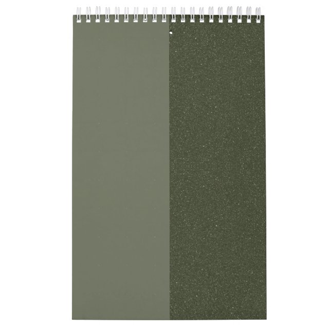 Moss Grönt Anpassningsbar-kalender Kalender (Omslag)