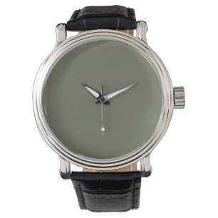 Moss Grönt Anpassningsbar Watch Ansikte Design Armbandsur