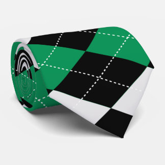 Moss Grönt ARGYLE NECK TIE Slips