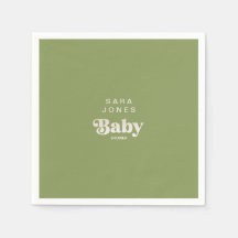 Moss Grönt Baby Shower Cocktail