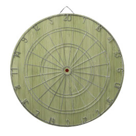 Moss Grönt Bamboo Wood Grain look Darttavla