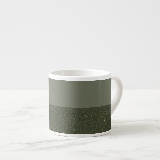 Moss Grönt Designer Specialty Mugg - Anpassade Espressomugg (Framsida höger)