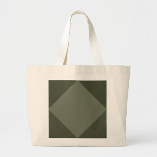 Moss Grönt Diamond-dekorfärg - Tote Bag Jumbo Tygkasse