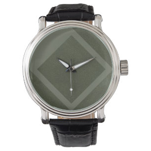Moss Grönt Dubbla Diamond eWatch Watch Watch Armbandsur