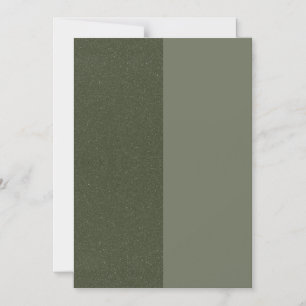 Moss Grönt Duo Thin Magnetic Card - Anpassade Magnetisk Inbjudningskort