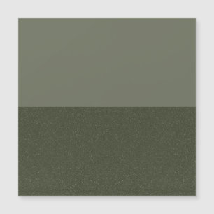 Moss Grönt Duo-Tone Magnetic Card - Anpassade