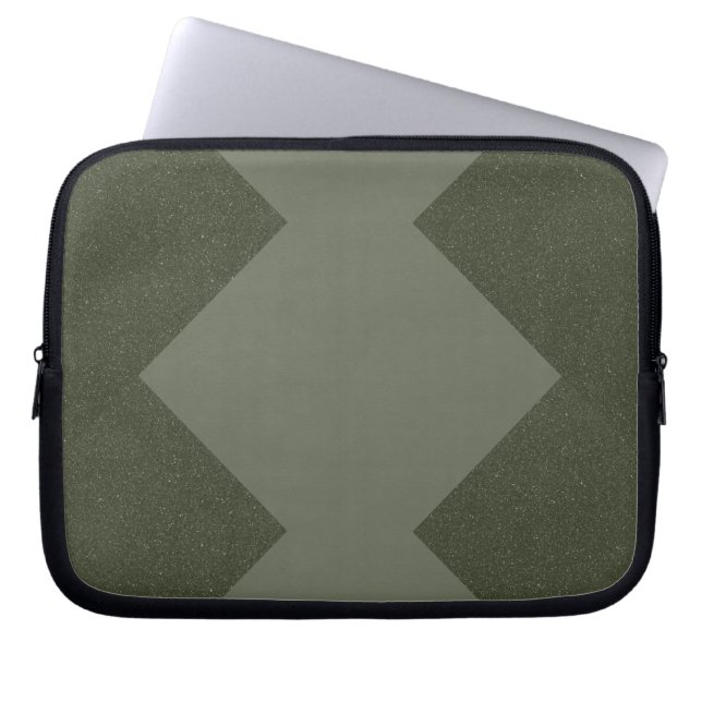 Moss Grönt Laptop sleeve - Anpassade Design (Framsidan)