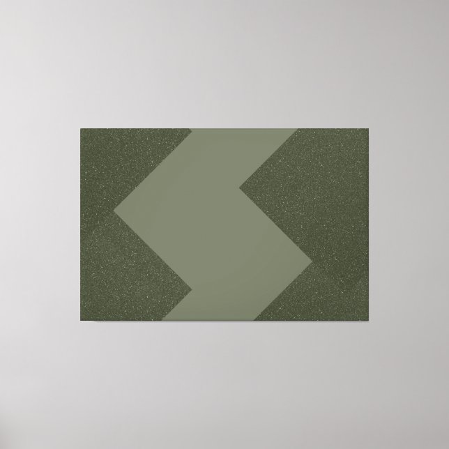 Moss Grönt Modern Canvas Art (Framsida)
