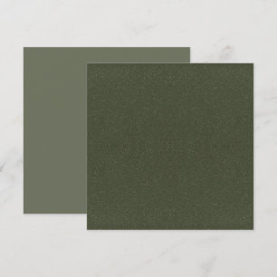 Moss Grönt Noise Struktur Flat Card - Anpassade