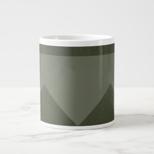 Moss Grönt Pil Mönster Mugg Jumbo Mugg