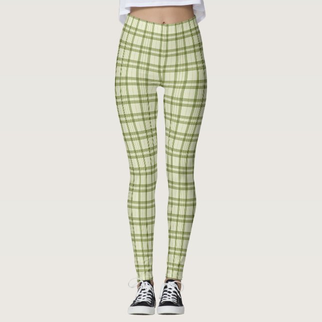 Moss Grönt Play Leggings (Framsida)