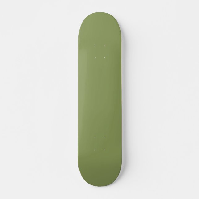 Moss Grönt Solid Färg Mini Skateboard Bräda 18,5 Cm (Framsida)