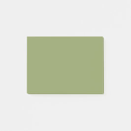 Moss Grönt Solid Färg Post-it Block