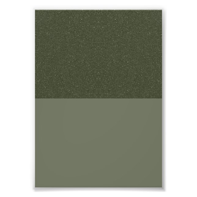 Moss Grönt Split-Tone Photo EnUtvidgning (Anpassni Fototryck (Framsidan)