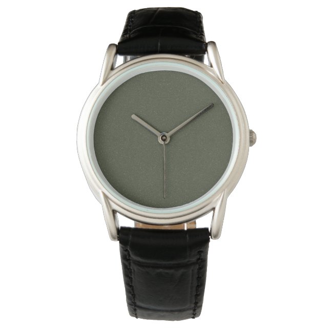 Moss Grönt Struktur Watch - Anpassadet Armbandsur (Framsida)