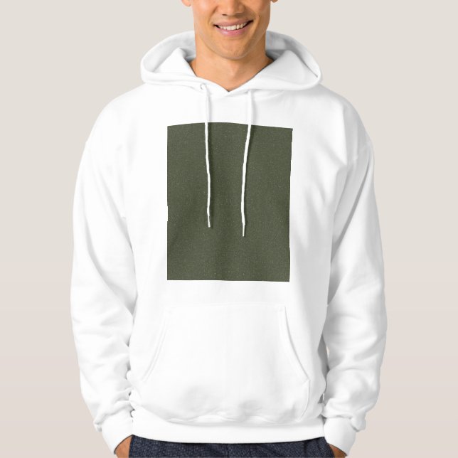 Moss Grönt Textured Hoodie Design - Anpassade (Framsida)