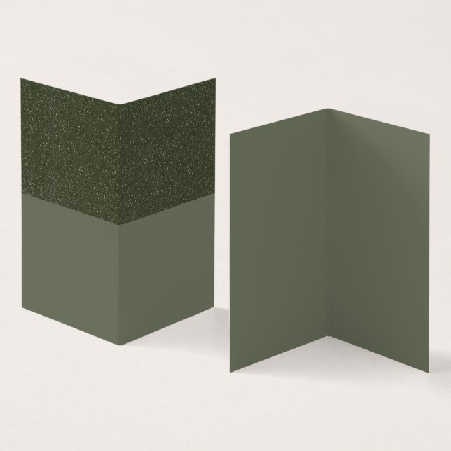 Moss-Grönt texturerat mappat Affärskort (Anpassnin Visitkort (In- och utsida)