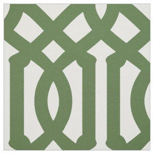 Moss Grönt Trellis Large Tyg