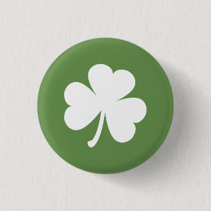 Moss Grönt w/ Irish Shamrock Knapp