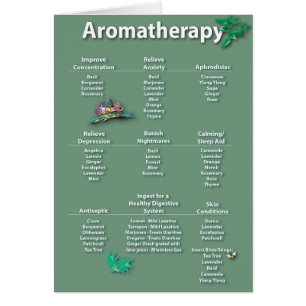 Moss-Gröntens AromaTherapykort Hälsningskort