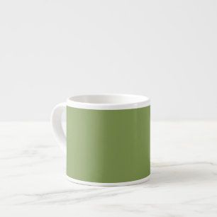 Moss-Gröntens bakgrund Heltäckande Färg Anpassa Espressomugg
