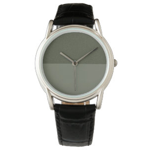 Moss-Gröntens dubbla ton-bevakningsdesign - Anpass Armbandsur