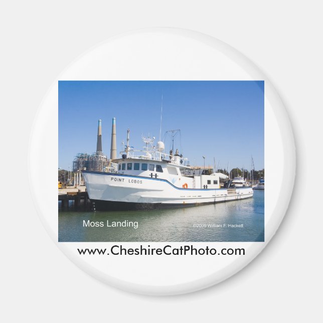 Moss Landing California Products Magnet (Framsidan)