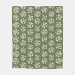 Moss Mandala Fleecefilt