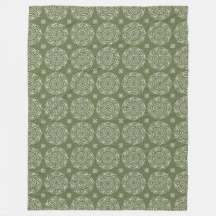 Moss Mandala Fleecefilt