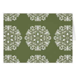 Moss Mandala Hälsningskort