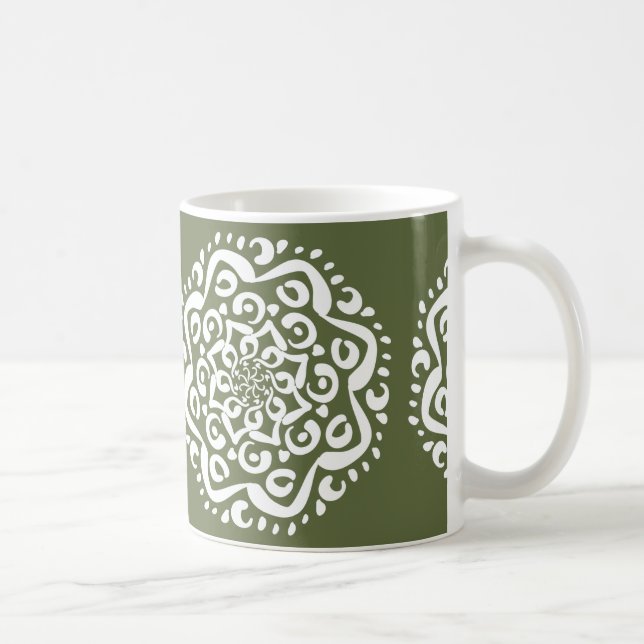 Moss Mandala Kaffemugg (Höger)