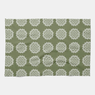 Moss Mandala Kökshandduk