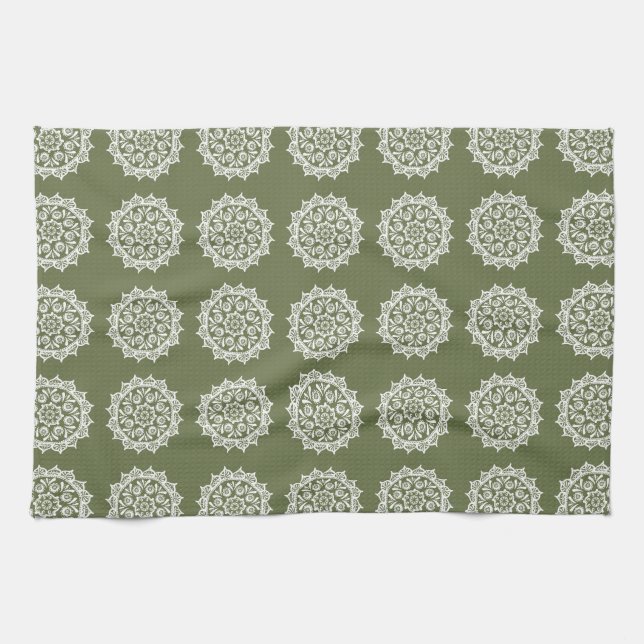 Moss Mandala Kökshandduk (Horisontell)