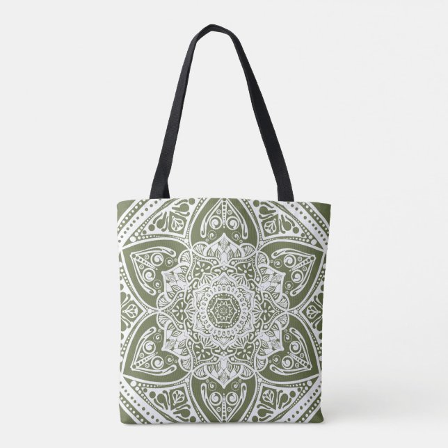 Moss Mandala Tygkasse (Baksida)