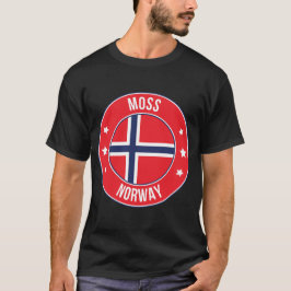 Moss, Norge Stad T Shirt