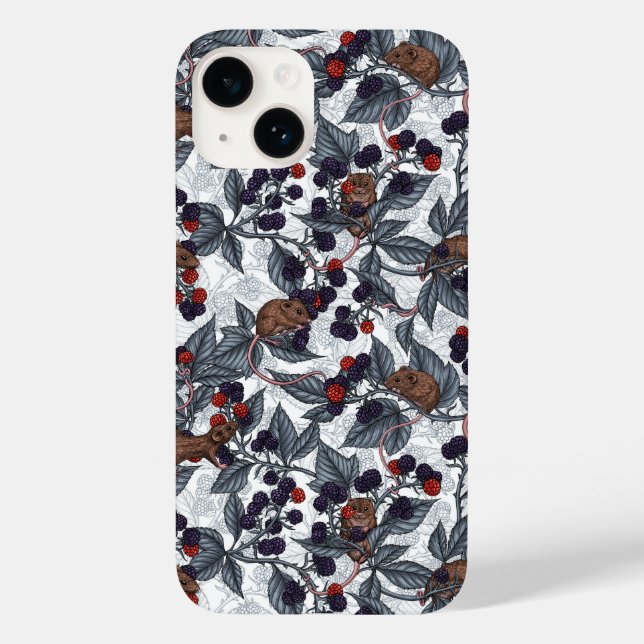 Möss och björnbär på vitt (Baksida)