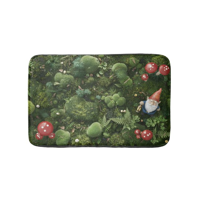 Moss och Gnome  Badrumsmatta (Framsidan)