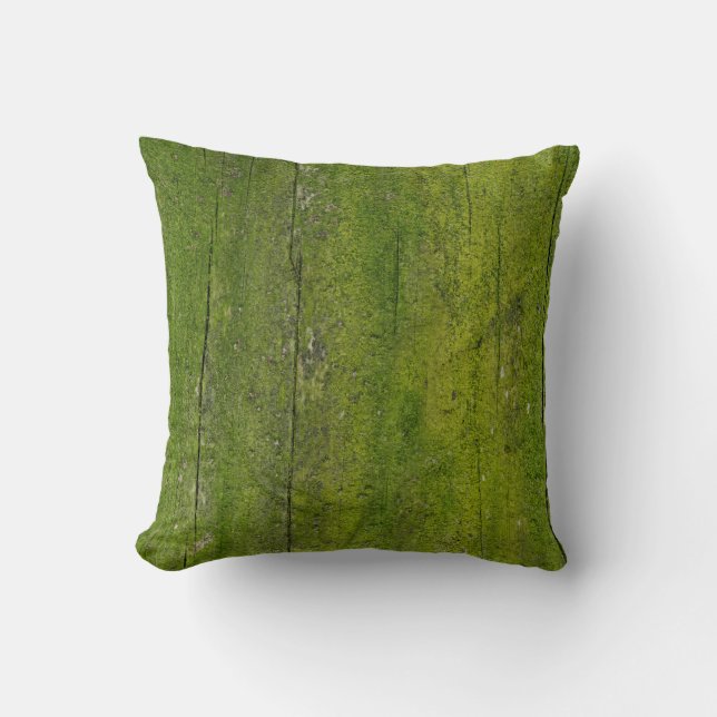 moss på trästruktur kudde (Framsida)