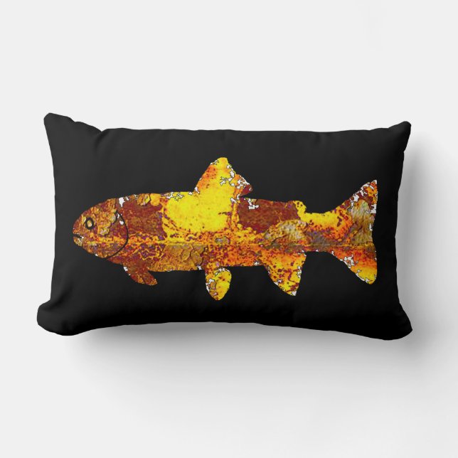 Moss Rock Trout Lumbarkudde (Framsida)