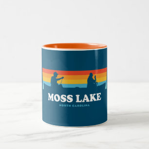 Moss Sjö North Carolina Canoe Två-Tonad Mugg