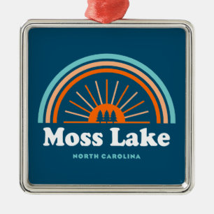 Moss Sjö North Carolina Rainbow Julgransprydnad Metall