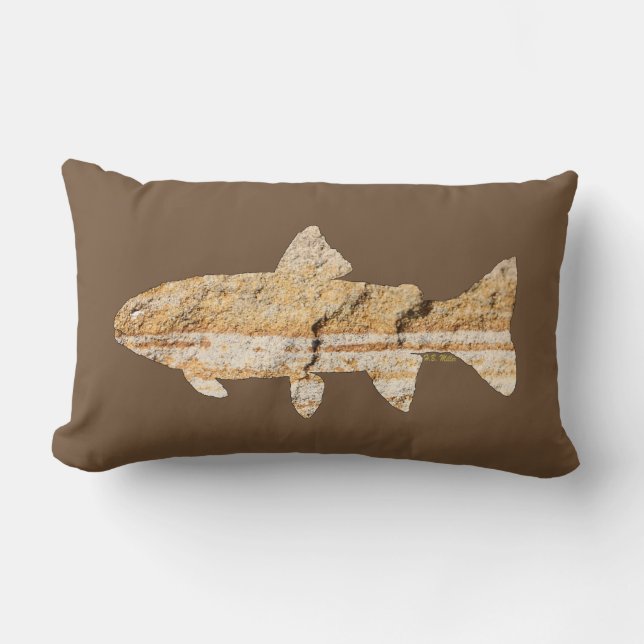 Moss Sten Trout Lumbarkudde (Framsida)