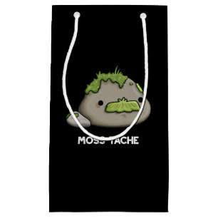 Moss-tache Funny Mustache Pun Mörk BG