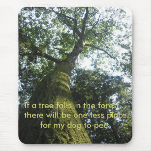 Moss-täckt träd Mousepad Musmatta
