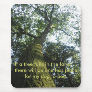 Moss-täckt träd Mousepad Musmatta