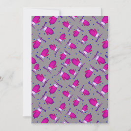 Mössa retro_grå julkort