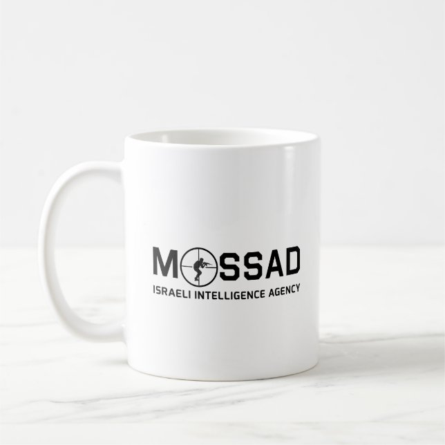 Mossad - Israels underrättelsetjänst - IDF Kaffemugg (Vänster)