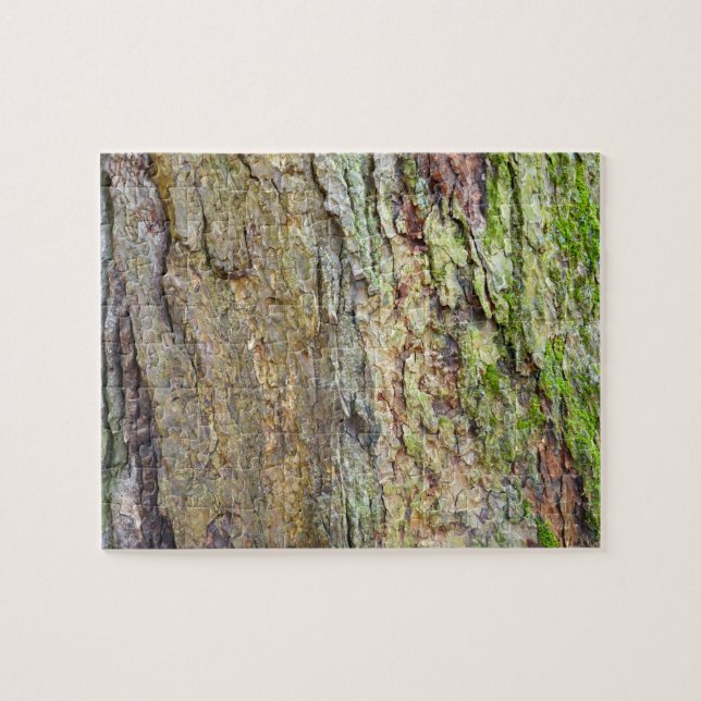 Mossbeväxt Bark Pussel (Horisontell)