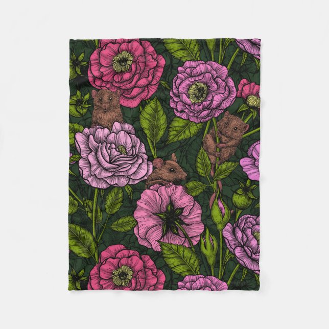 Mössen party fleecefilt (Framsidan)