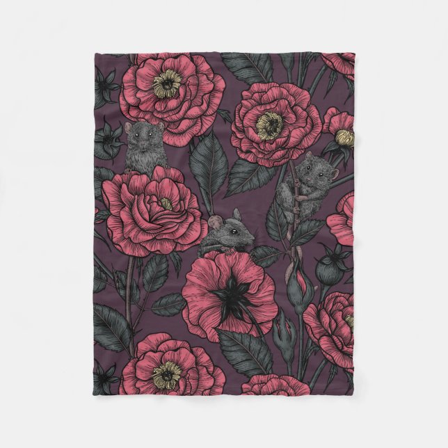 Mössen party fleecefilt (Framsidan)